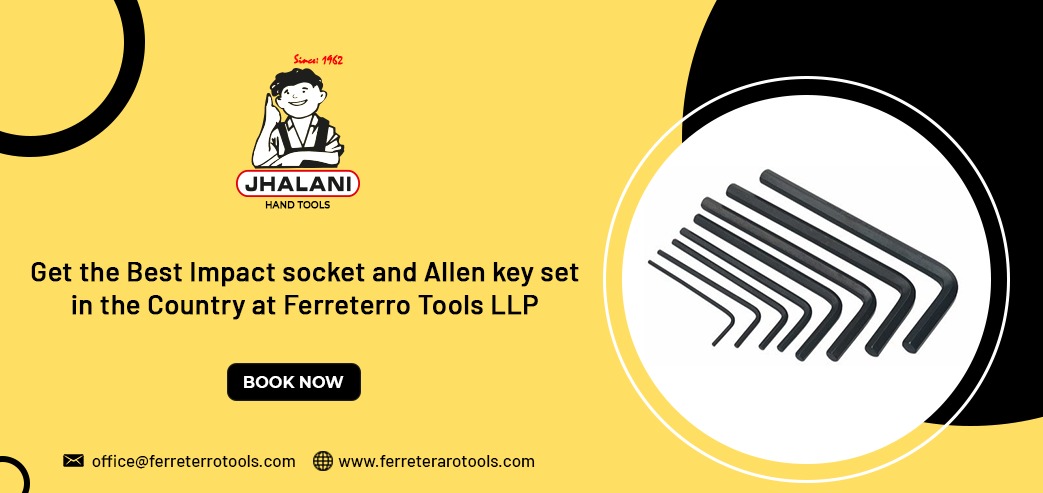 Get the Best Impact socket and Allen key set in the Country at Ferreterro Tools LLP
